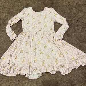 Posh Peanut reindeer dress size 5t-6T